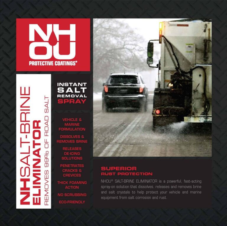 Salt Contain NHOU Salt-Brine Eliminator | Remove Road Salt & Brine