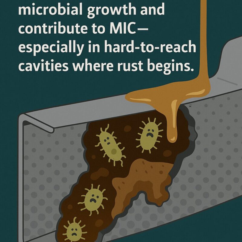 Rustproofing damage from improper formulation
