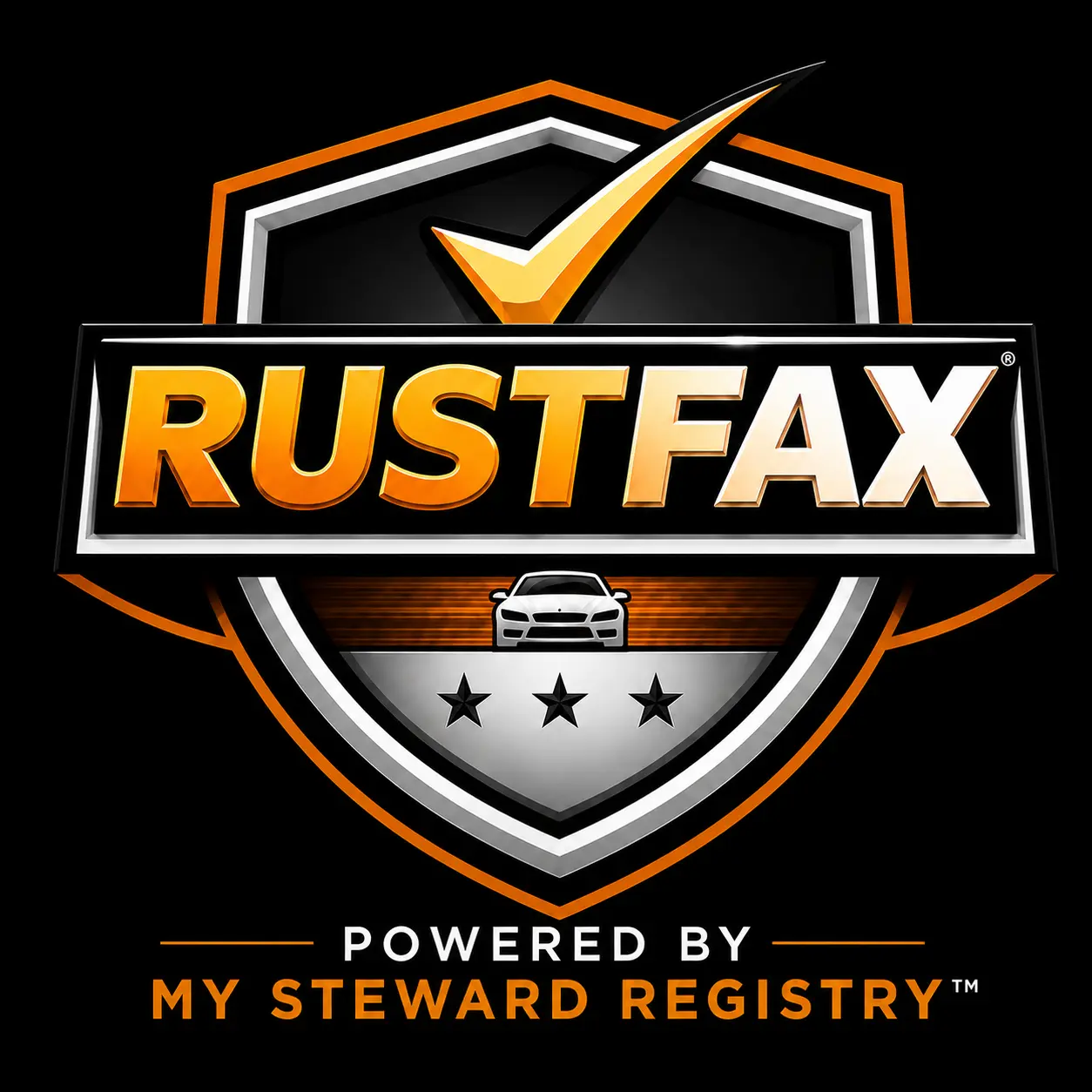 RustFax vehicle report, powered by My Steward Registry