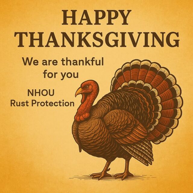 We’re grateful for every one of you who lets us fight rust so your truck doesn’t end up as Thanksgiving leftovers. Happy Thanksgiving!