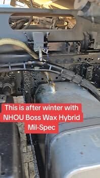 Military-grade protection for real-world vehicles.

This truck doesn’t get a day off — salt, chemicals, abuse all winter long.

Protected with NHOU Boss Wax® Hybrid Mil-Spec.
After a full season… this is the result.

No sandblasting. No shortcuts. Just protection that works.

If it survives this, it works.
#NHOU #BossWax #RustProofing #Undercoating #MilitarySpec #FleetMaintenance #Municipal #WinterReady #CorrosionProtection #BuiltToLast