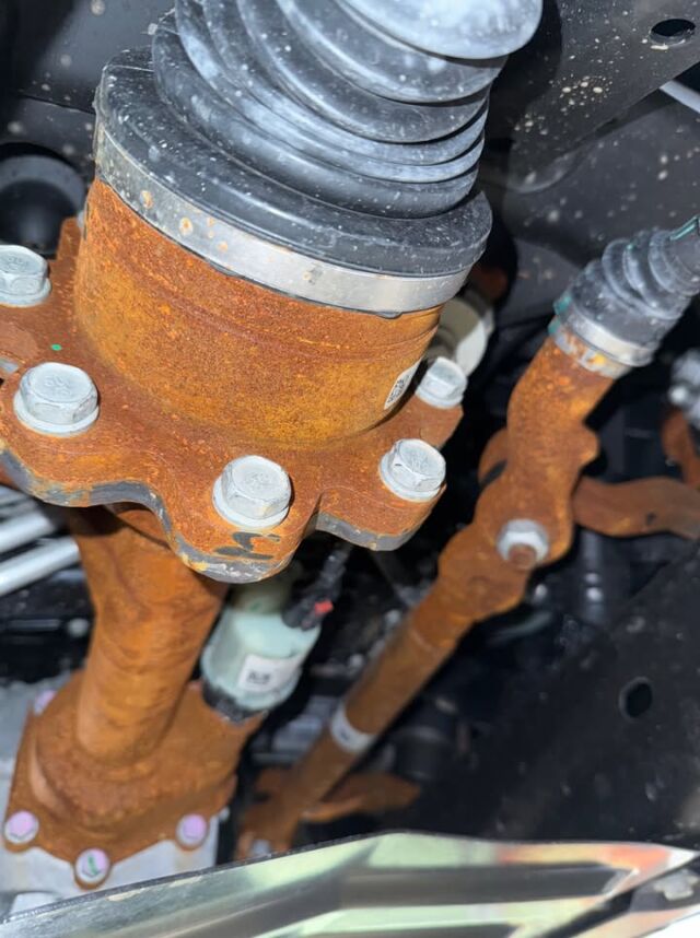 Why choose one when you can have all three?

Guess what year this truck is.

Seriously.

Most people look at this and assume it’s an old work truck that’s seen 10 salty winters and a few bad decisions.

Nope.

This is from the underside of a brand-new truck that came straight from the showroom floor. Surface rust like this is way more common than people realize, even on new vehicles.

That’s one of the reasons we developed V3 Hybrid and BoxWax Hybrid

BossWax Hybrid is the only semi-permanent coating we know of that can still creep, migrate, and displace moisture and oxygen. Basically, it doesn’t just sit there looking pretty. It actually works.

It combines:
✔ The penetration power of oil
✔ The moisture-repelling properties of lanolin/wool wax
✔ The durability and staying power of Boss Wax

Think of it as the undercoating version of “why choose one when you can have all three?”

And for anyone wondering, yes, all of our products were chemically tested for compatibility with GMC factory wax coatings during development, including our oils.

Brand new doesn’t mean rust-free

#NHOU
#V3Hybrid
#RustProtection
#Undercoating
#TruckLife
#CorrosionControl
#OilBasedProtection
#BossWax
#woolwax
